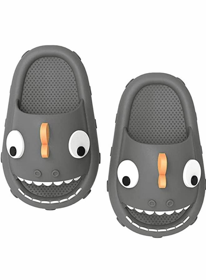 Dinosaur Cute Slippers Cloud Slides for Kids,Unisex Lightweight Sole Shoes Anti-slip Open Toe Summer Novelty Casual Beach Swimming Pool Bath - Image 1