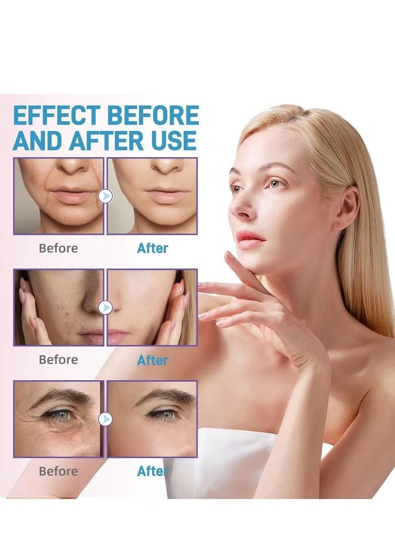 SADOER Hyaluronic Acid Ampoule Serum, Concentrated Ampoules for Anti-Aging and Wrinkle Smoothening – Deeply Moisturizing, Natural Face Lift Hydrating Serum 2ml*7pcs - Image 2
