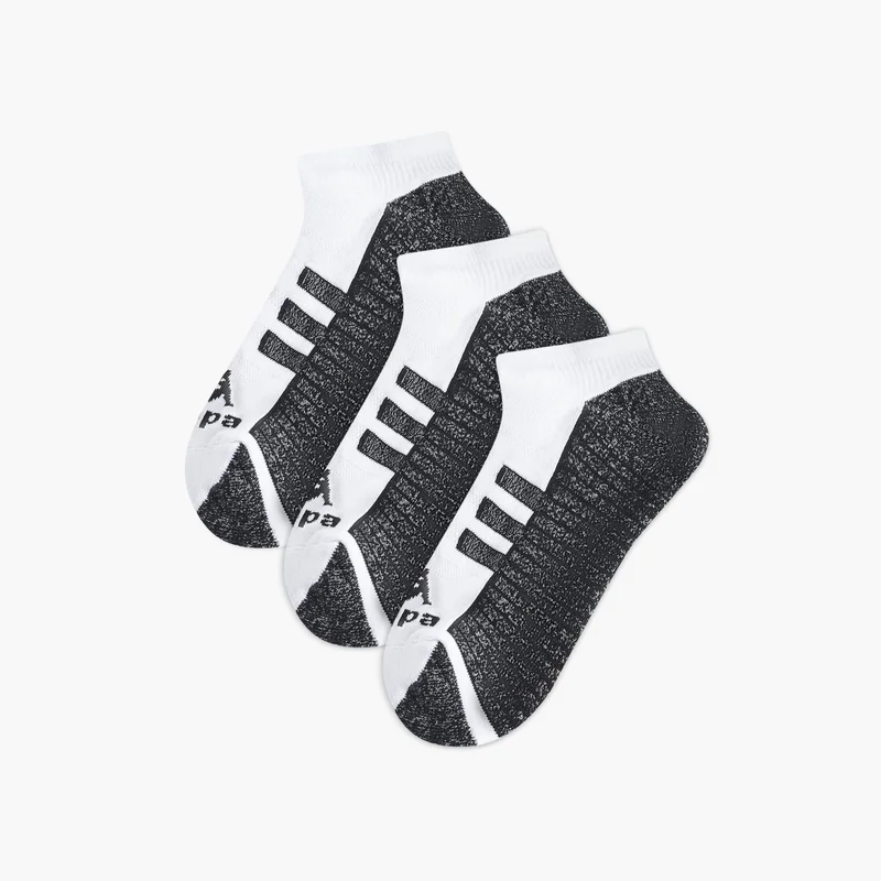 Kappa Set of 3 - Kappa Striped Ankle Length Half Terry Socks