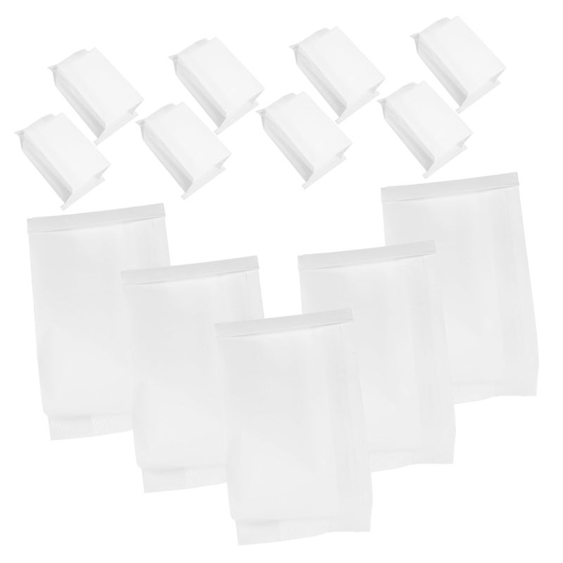Greaseproof White Kraft Paper Bags 25pcs For Cookies Bread Snacks Food Packaging - Image 2