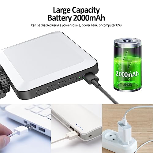XINBAOHONG Rechargeable Selfie Light, Clip Fill Light for Phone Laptop Tablet Portable Light for Video Conference Live Streaming Zoom Call Makeup Picture (Black) - Image 5