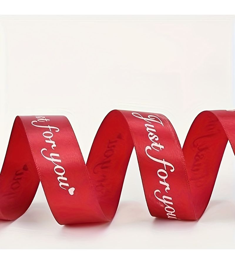 Red 108 Inch 0.98 Inch Wide Ribbon for Gift Packaging And Floral Arrangement - Image 5