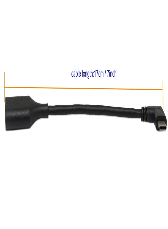 SinLoon USB C OTG Cable,Type C 3.1 Male Cable,SinLoon High Speed USB 3.0 (Type A) Female to USB 3.1 C (Type C) Male Left or Right 90 Degree Angle OTG Sync & Charge Converter Adapter Cable Cord(3.0F-CM,7inch) - Image 5