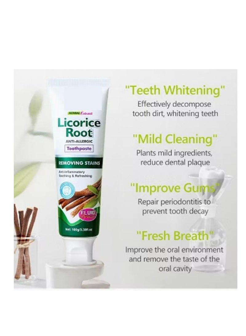 Herbal Licorice Root Whitening Toothpaste100 g - Image 4