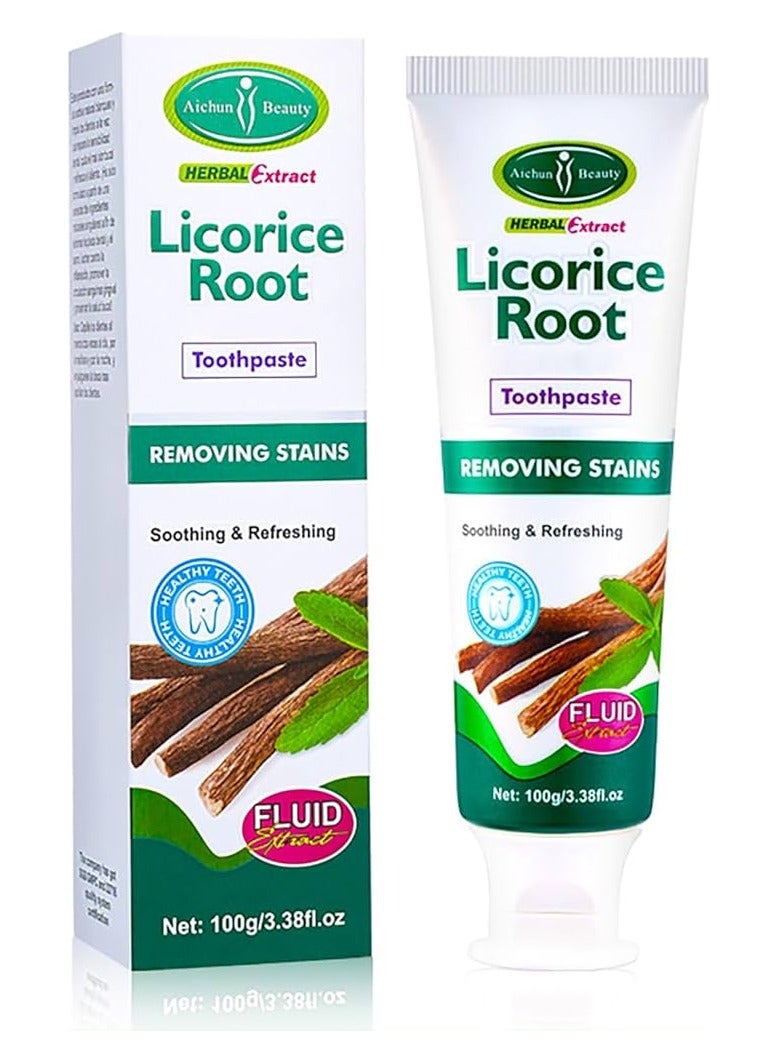 Herbal Licorice Root Whitening Toothpaste100 g - Image 1