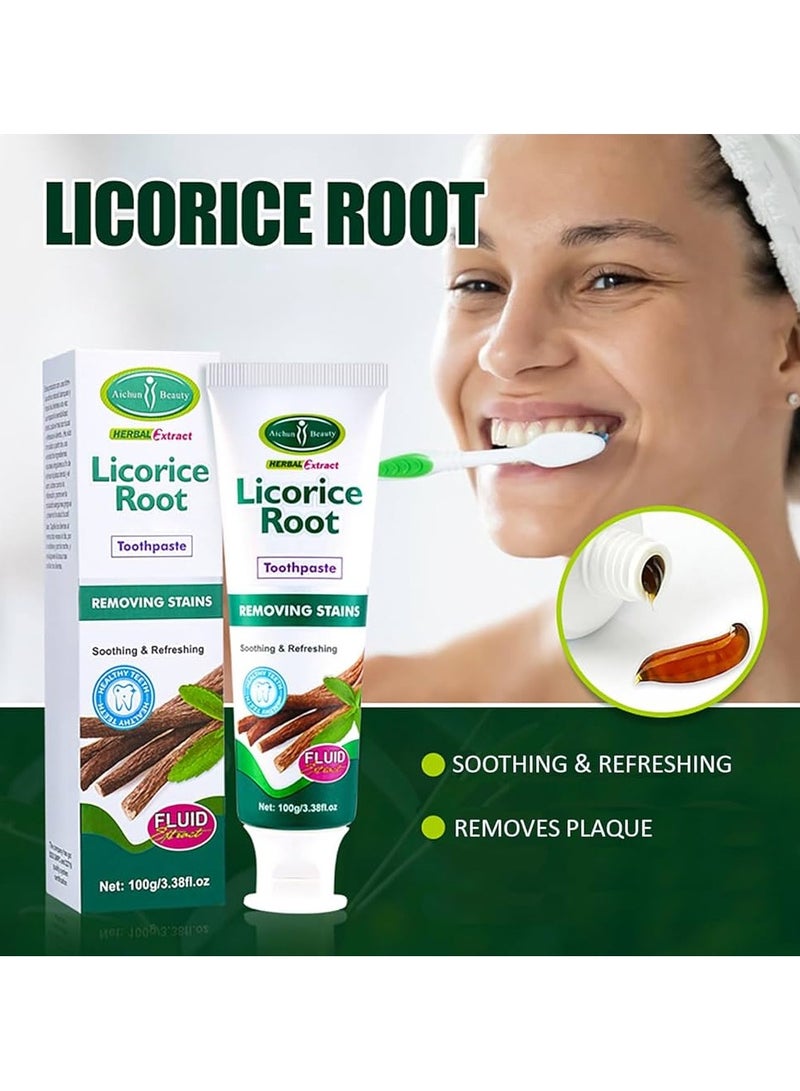 Herbal Licorice Root Whitening Toothpaste100 g - Image 2