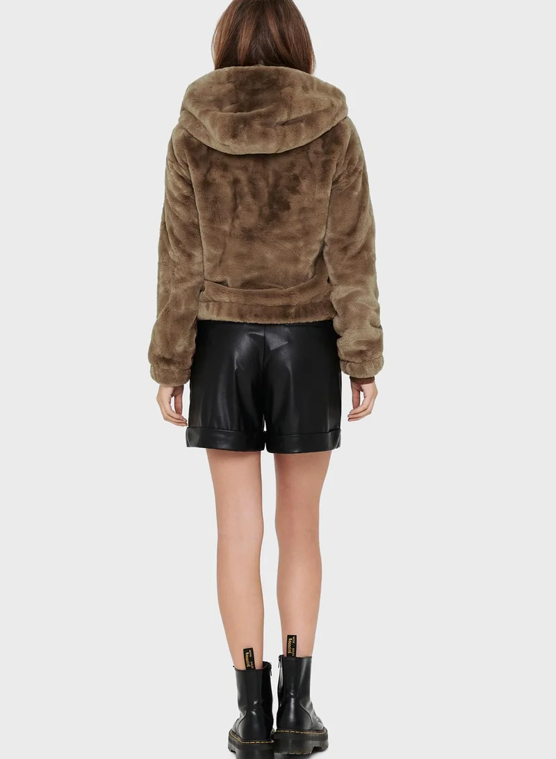 ONLY Faux Fur Jacket