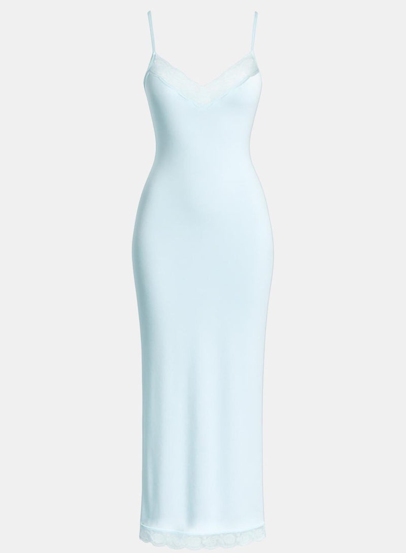 Dahab Cotton Plain Spaghetti Straps Full Slip - Image 1