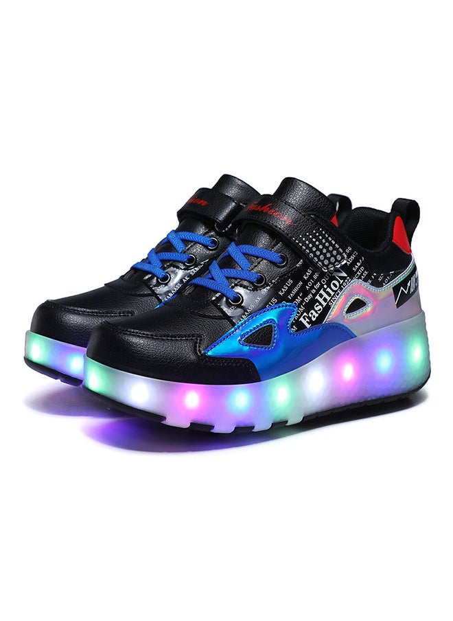 Generic - Adult Two-wheel Charging Roller Skating Shoes Can Be USB Charged - Image 1