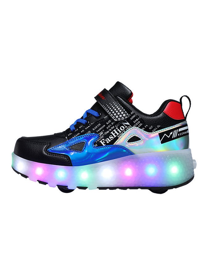 Generic - Adult Two-wheel Charging Roller Skating Shoes Can Be USB Charged - Image 1