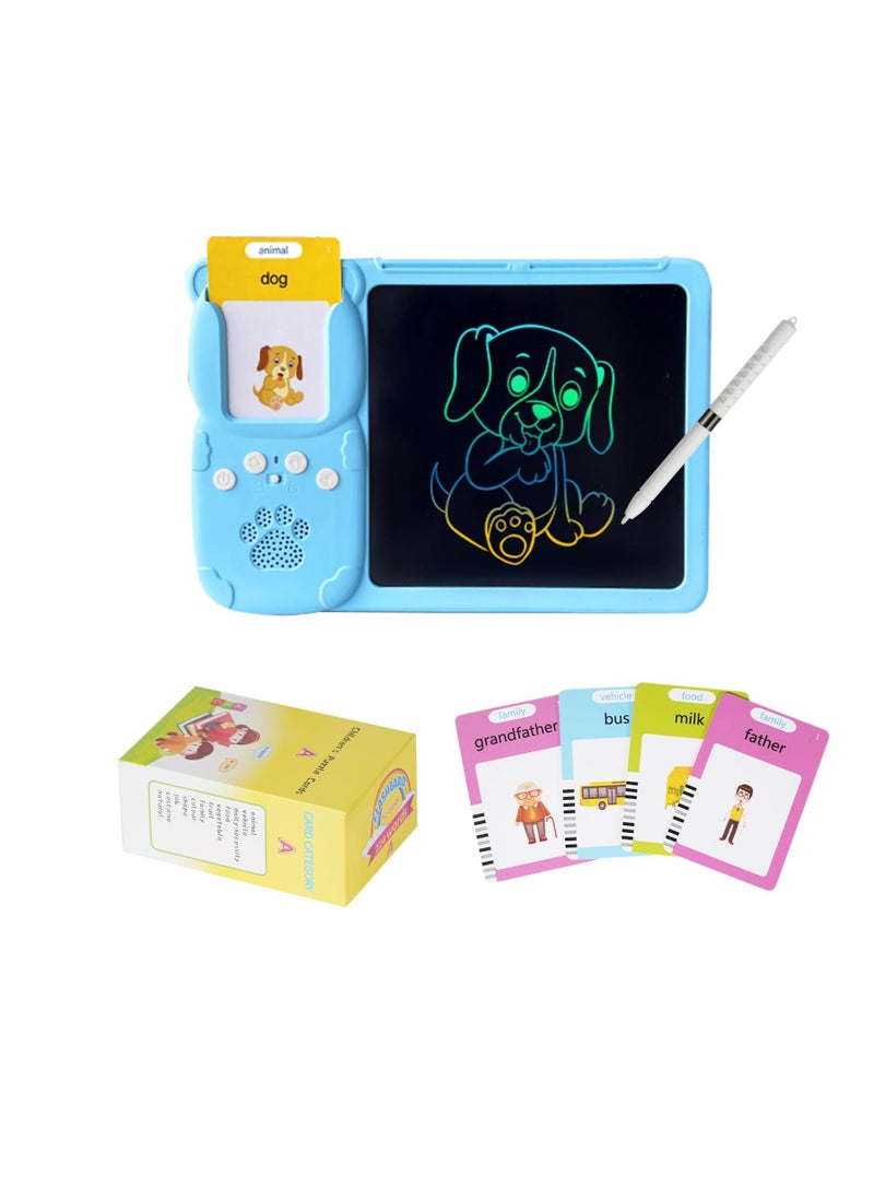 Talking Flashcards German, Talking Flash Cards, Children'S Flashcards, 255 Sheets, 510 Words Talking Flash Cards, Interactive 2-In-1 Learning Toy For Children 1-6 Years Old  - Image 2