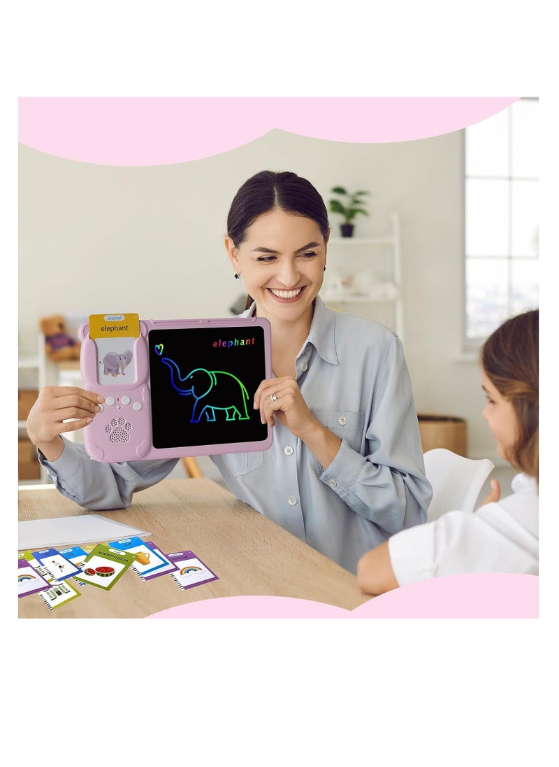 Talking Flashcards German, Talking Flash Cards, Children'S Flashcards, 255 Sheets, 510 Words Talking Flash Cards, Interactive 2-In-1 Learning Toy For Children 1-6 Years Old  - Image 5