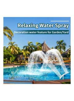 Water-Fountain Dual Spray Swimming-Pool-Accessories - Upgrade Above/Inground Waterfall Cooler, Adjustable 2 in 1 Spray Nozzle, High Pressure Pond Aerator, Garden Sprinkle Feature Outdoor Decor - pzsku/Z11A4F5DA5C3F04F55DBDZ/45/_/1660719877/149b144e-f394-480e-949d-a6fcf732abf4