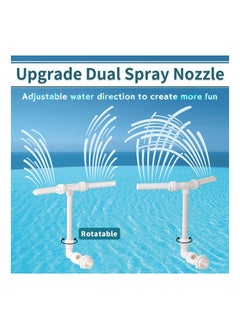 Water-Fountain Dual Spray Swimming-Pool-Accessories - Upgrade Above/Inground Waterfall Cooler, Adjustable 2 in 1 Spray Nozzle, High Pressure Pond Aerator, Garden Sprinkle Feature Outdoor Decor - pzsku/Z11A4F5DA5C3F04F55DBDZ/45/_/1660719877/ec02638e-9a3d-4e17-8825-7b3b7f8da5b1