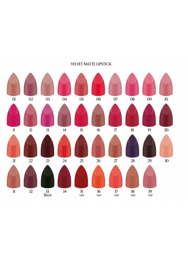 Golden Rose Velvet Matte Lipstick - 28 - Image 5