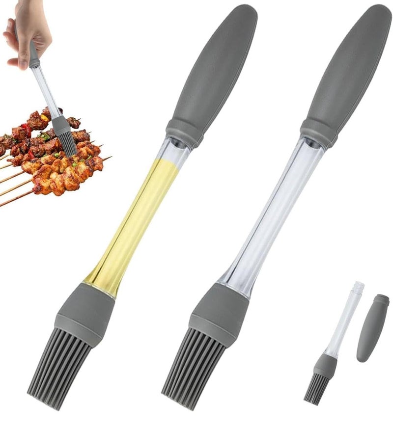 MVM Enterprise Silicone Pastry Brush Cooking Brushes Waste Oil Butter Sauce for BBQ Grill Barbeque Kitchen Baking Pastries Cakes Desserts Oil Brush for Cooking Silicone Brush for Oiling 1pcs - Image 2