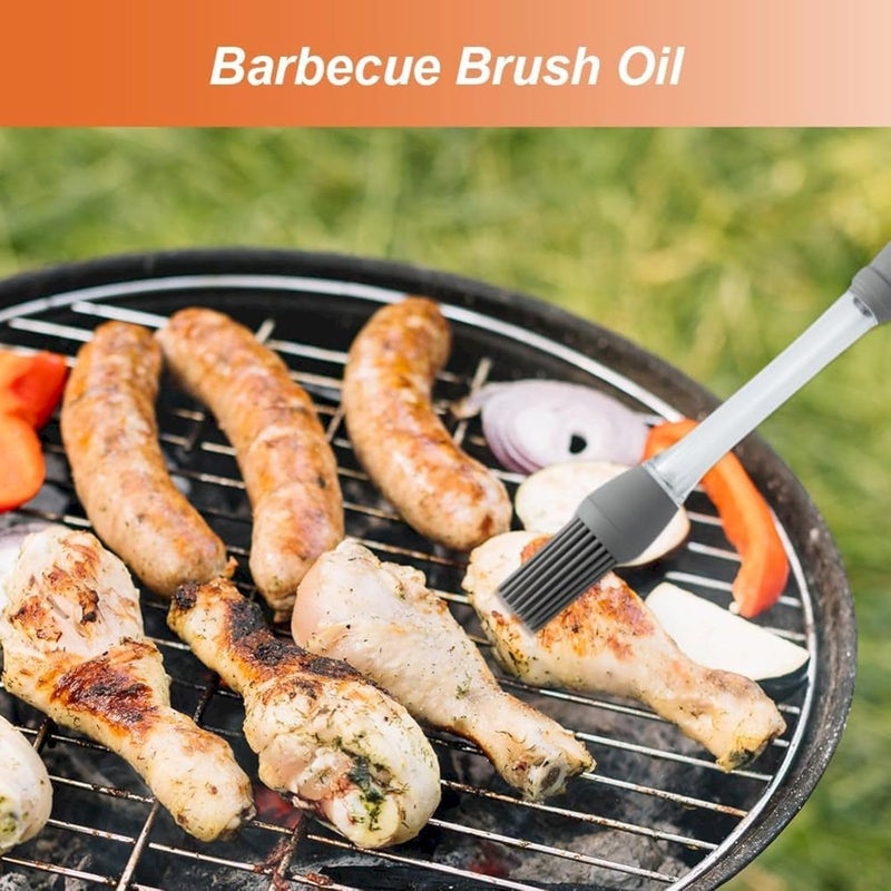 MVM Enterprise Silicone Pastry Brush Cooking Brushes Waste Oil Butter Sauce for BBQ Grill Barbeque Kitchen Baking Pastries Cakes Desserts Oil Brush for Cooking Silicone Brush for Oiling 1pcs - Image 3
