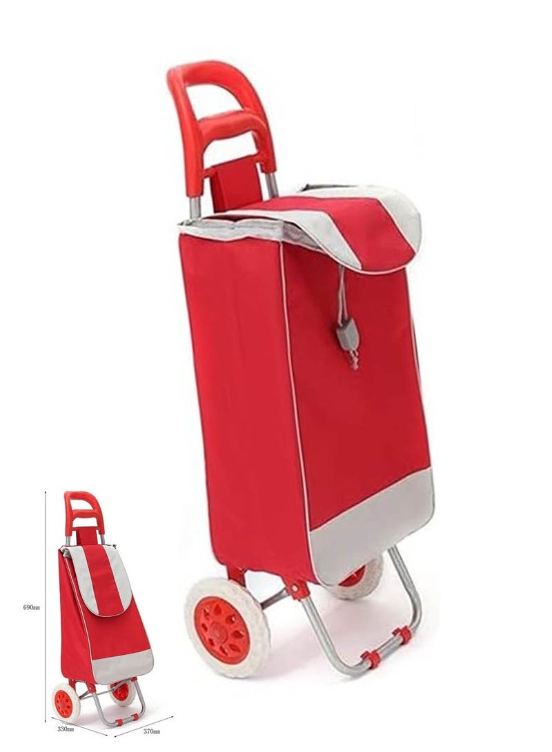 سي او أرماء عربة تسوق منزلية محمولة وقابلة للطي سعة 45 لتر - Image 1