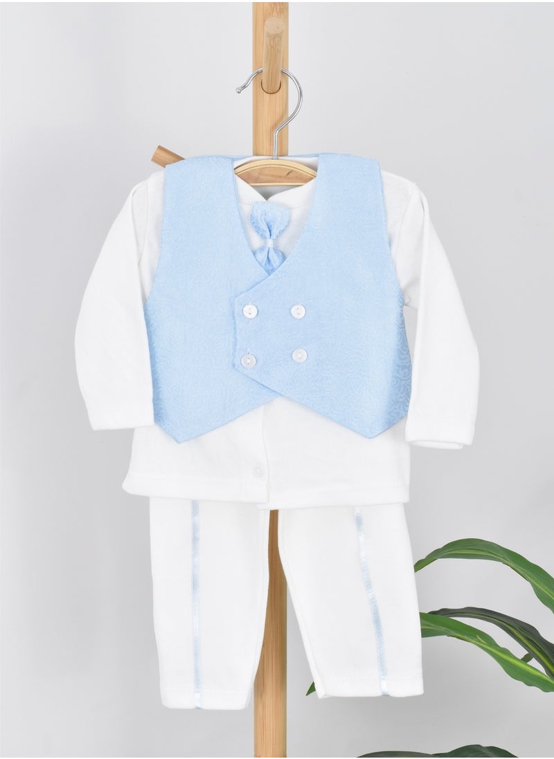FUN MOMENT - 4-Piece Baby Suit Set with Gift Box - Image 1