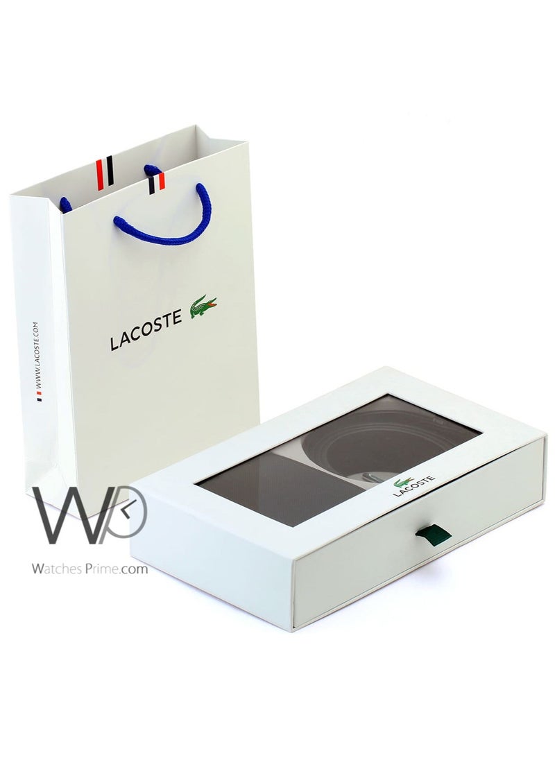 LACOSTE - Lacoste Men's Black Wallet and Belt Set - Image 1