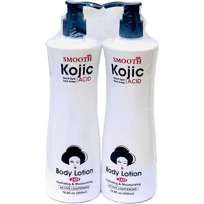 Smooth Kojic Acid Body Lotion - 24hr Hydrating & Moisturizing (500ml, Pack of 2) - Image 2