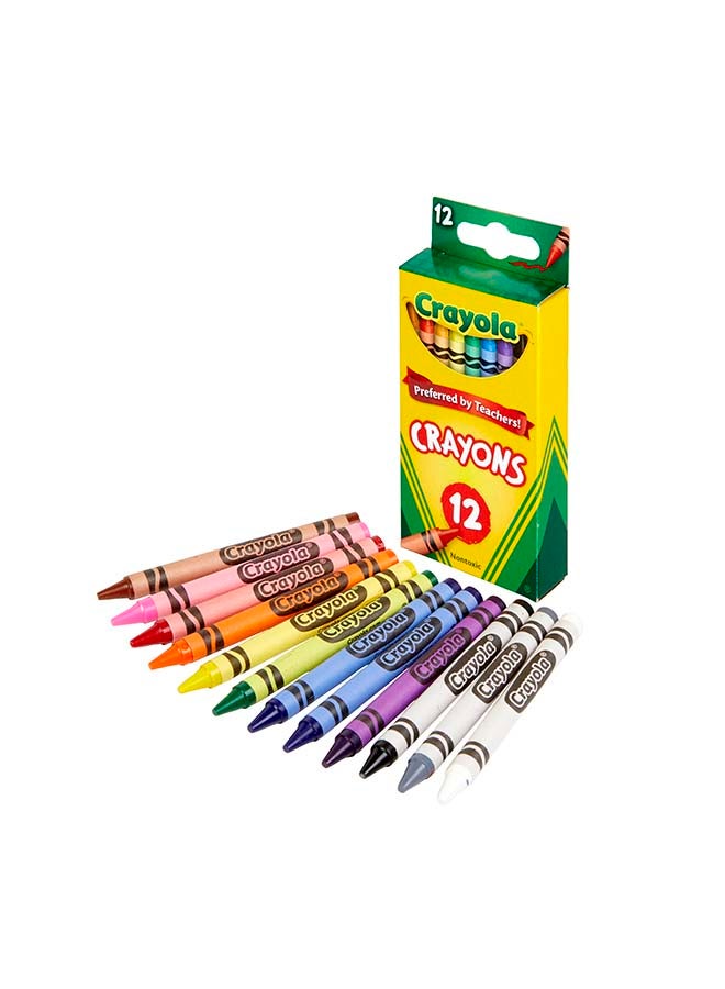 Crayola أقلام تلوين قابلة للتعليق 12 قطعة متنوعة (متعددة الألوان) - Image 2