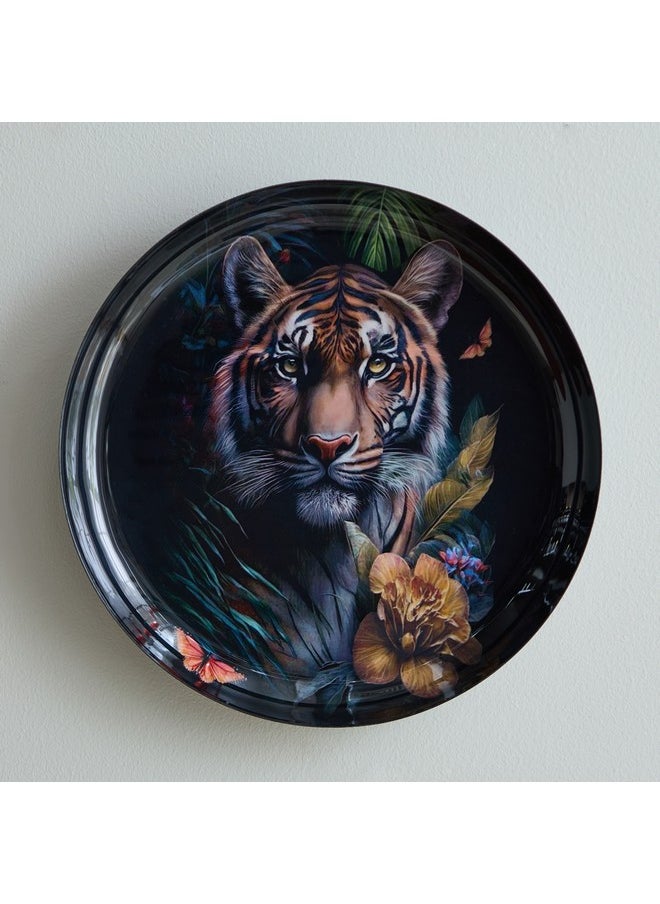 Home Box - Nathal Enamelled Tiger Wall Hanging Tray 29 x 29 x 3 cm - Image 1