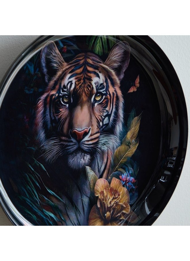 Home Box - Nathal Enamelled Tiger Wall Hanging Tray 29 x 29 x 3 cm - Image 1