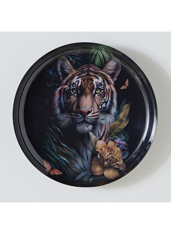 Home Box - Nathal Enamelled Tiger Wall Hanging Tray 29 x 29 x 3 cm - Image 1