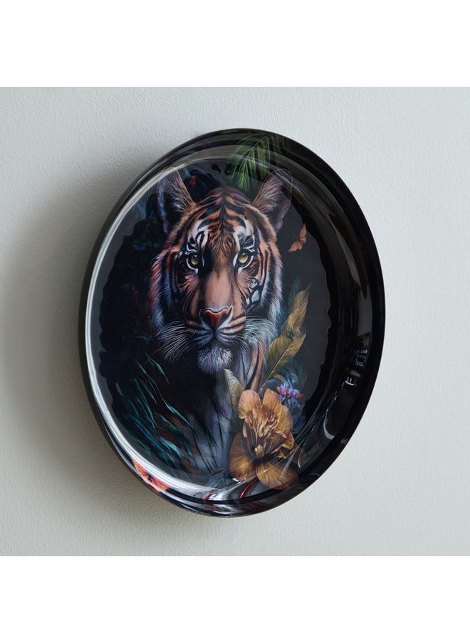 Home Box - Nathal Enamelled Tiger Wall Hanging Tray 29 x 29 x 3 cm - Image 1