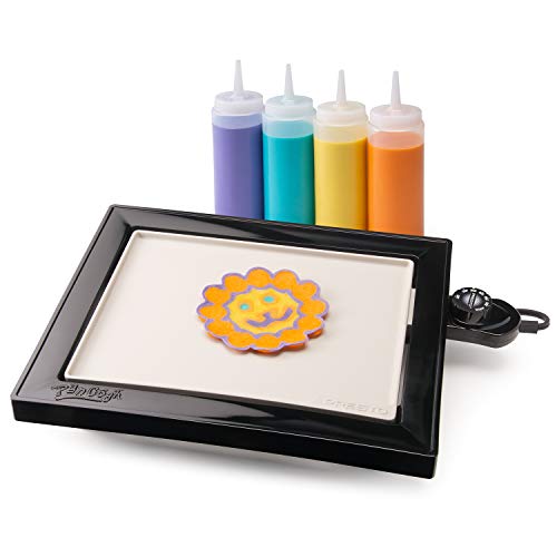Presto! Presto 07080 PanGogh Cool Touch, Electric griddle, ideal size for small families, includes batter bottles & template for pancake art - Image 1