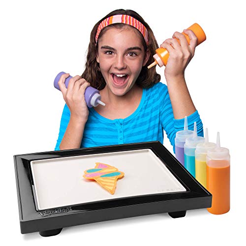 Presto! Presto 07080 PanGogh Cool Touch, Electric griddle, ideal size for small families, includes batter bottles & template for pancake art - Image 2