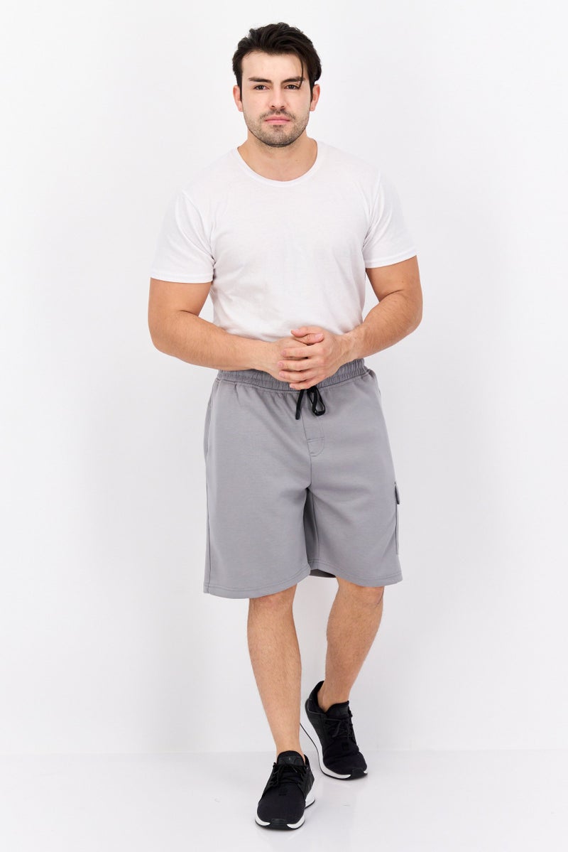 Legend Men Sportswear Fit 8,5 Inseam Outdoor Shorts, Grey - Image 4