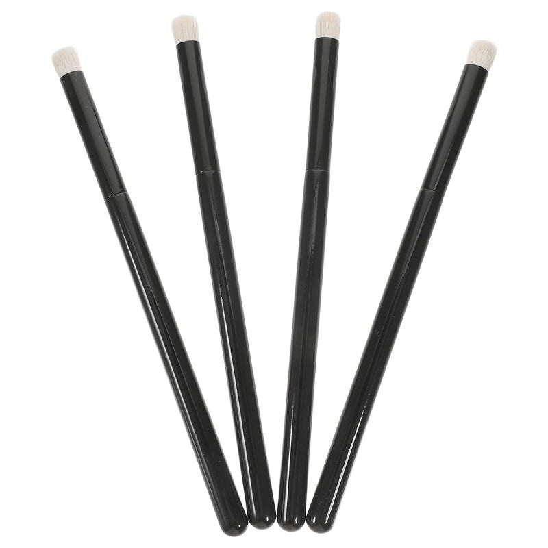 Ciieeo 4pcs Medium round Head Lip Brush Set, Natural Animal Hair Lipstick Applicators and Concealer Makeup Brushes for Women’s Portable Lip Gloss and Balm Application - Image 1