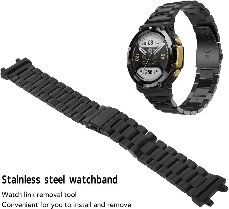 كلاراكو سوار ساعة بديل من كلاركو، قابل للتعديل من الفولاذ المقاوم للصدأ، قفل بديل لسوار الساعة للحصول على ملاءمة مثالية - Image 4