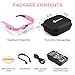 GUOUBUO Magnifying Glass with Light 15X50X Magnifying Glasses Rechargeable Magnifier Headset with Light Head Magnifier with 4 Detachable Lenses Magnify Glasses for Close Work Crafts Jewelry - Image 4