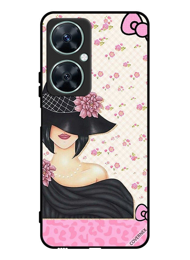 Covernex Protective Case Cover For Huawei nova 11i Hat Girl & Eiffel Tower - Image 1