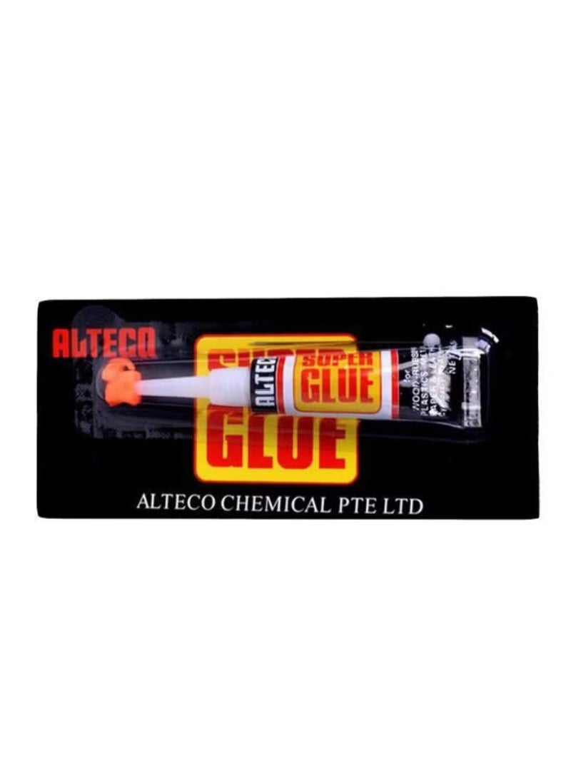 Alteco Super Glue Quick Cure High Strength Metal Rubber Wood Ceramic Bonds Instantly 3G Pack 1 Clear 3grams - Image 1