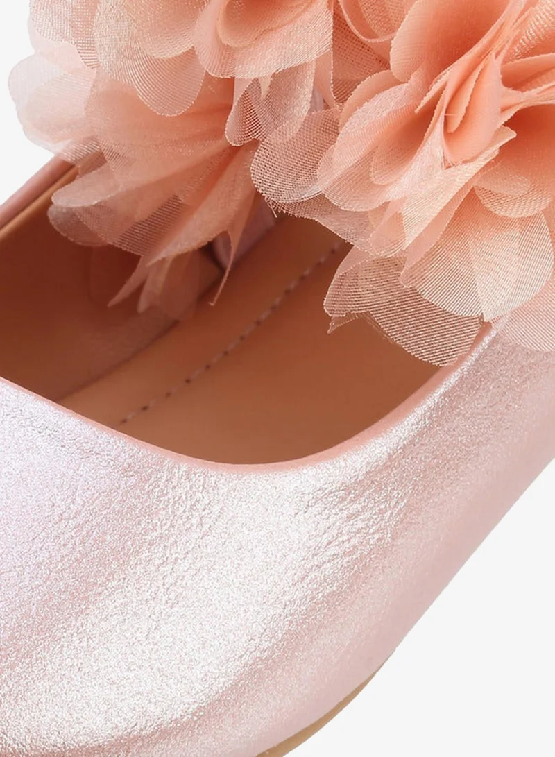 Flora Bella By Shoexpress Girls Floral Applique Ballerina Shoes Ramadan Collection
