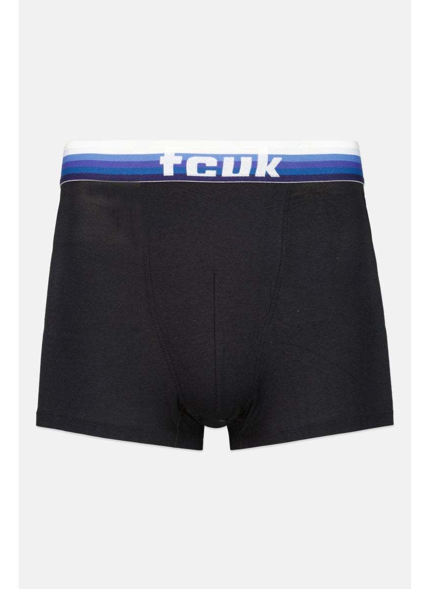 fcuk - Men Brand Logo Boxer Brief, Black - Image 1