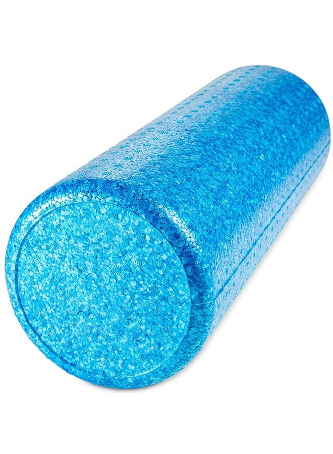 JFIT High Density Foam Roller, Solid Blue, 18-Inch - Image 1