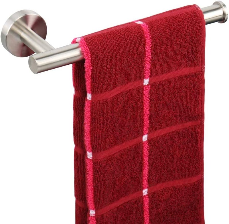TocTen Hand Towel Holder - 9 In Towel Ring Thicken SUS304 Stainless Steel towel holder for Bathroom Wall, Contemporary Bath hand towel bar wall mounted Towel Racks for Bathroom Kitchen(Brushed Nickel) - Image 1