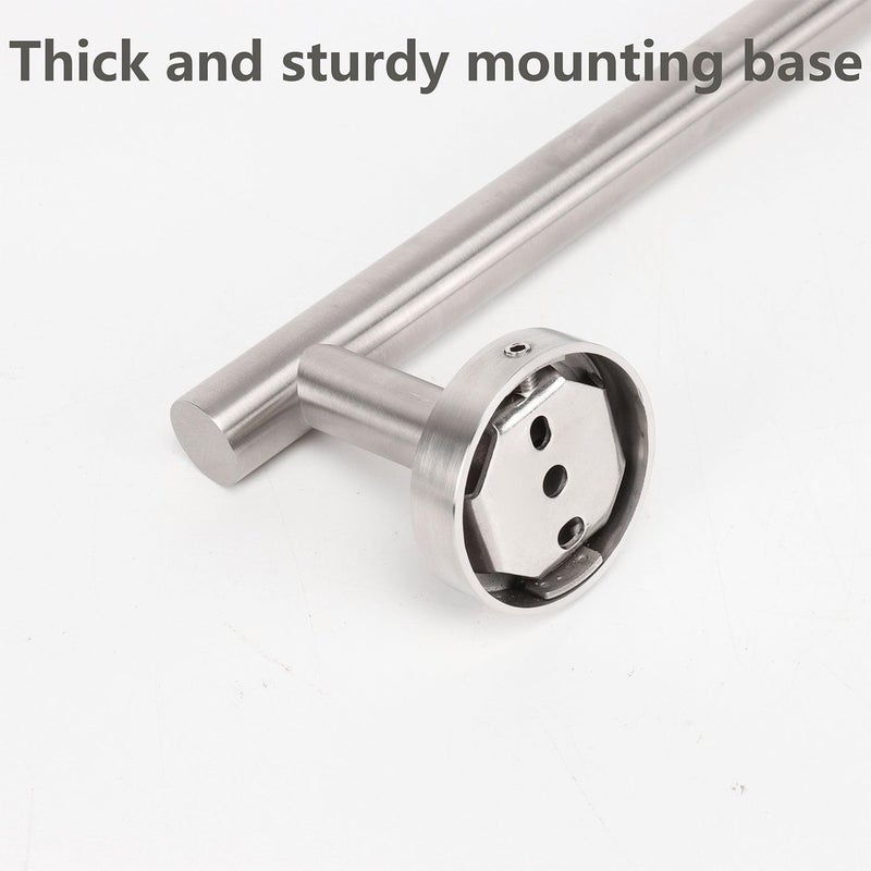 TocTen Hand Towel Holder - 9 In Towel Ring Thicken SUS304 Stainless Steel towel holder for Bathroom Wall, Contemporary Bath hand towel bar wall mounted Towel Racks for Bathroom Kitchen(Brushed Nickel) - Image 4