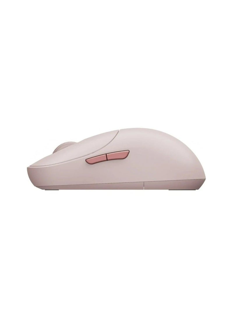 Xiaomi Wireless Mouse 3 Dual Mode Bluetooth 2.4GHz Silent 1200 DPI Pink - Image 2