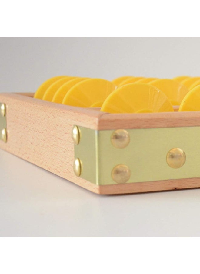 Y&D 7 Column Non-Slip Hanging Wooden Abacus Chinese Soroban Educational Tool Mathematics - Image 2