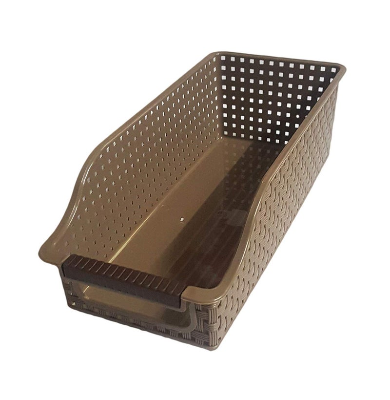SHOPATHON INDIA Plastic Multipurpose Storage Basket Tray for Refrigerator 11x35x45 Inch Set of 2 Pcs - Image 4