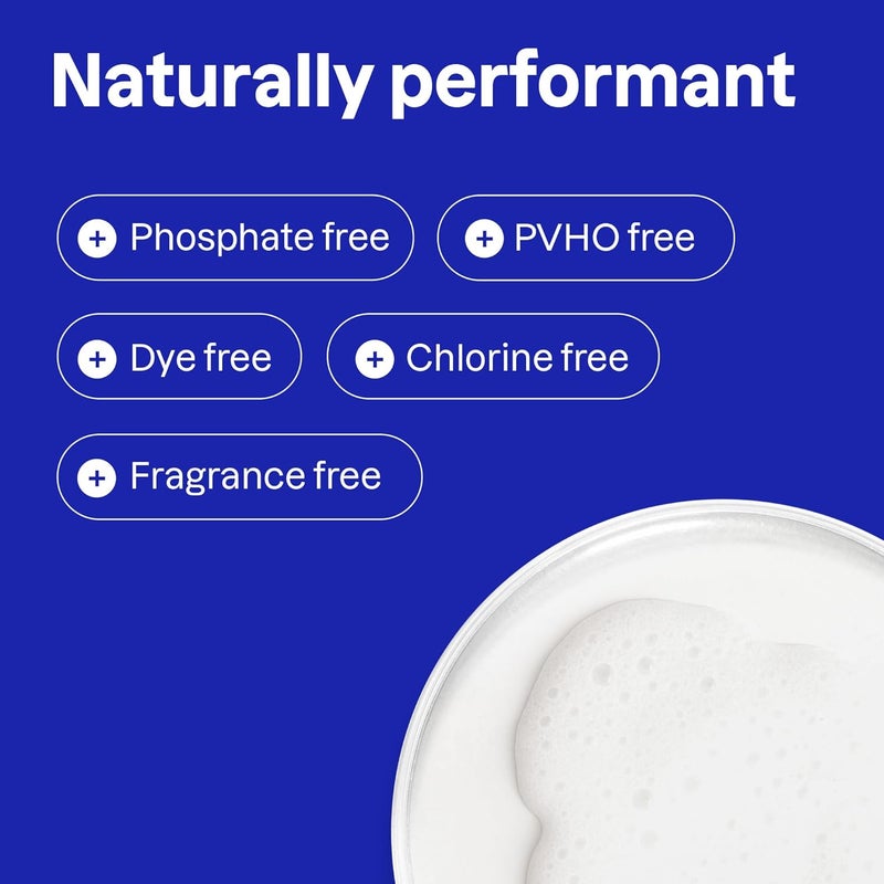 ATTITUDE Dishwasher Pods, Naturally Derived Dishwashing Detergent, Vegan and Plant-Based Dish Soap Tablets, Phosphate Free, Unscented, 70 Count - Image 4