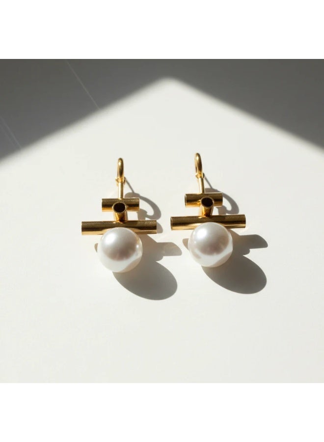 Bariq Elara Drop Earrings - Tarnish Free - Image 2
