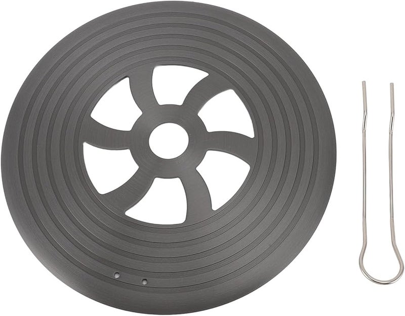 9.8 Inch Aluminum Alloy Heat Diffuser Plate With Removable Handle For Gas Stove - Image 1