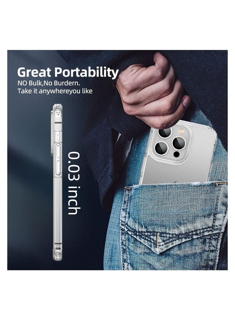 ELTRAZONE iPhone 14 Pro Max Case Frosted Translucent Thin [Military Grade Drop Protection]Anti-Drop Hard PC Back with Soft Silicone Edge Slim Protective Cover - Image 3